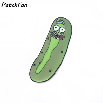 

20pcs/lot A0045 Patchfan cartoon Lapel Pin Rock Style Enamel Pins Metal Craft Badge Brooch