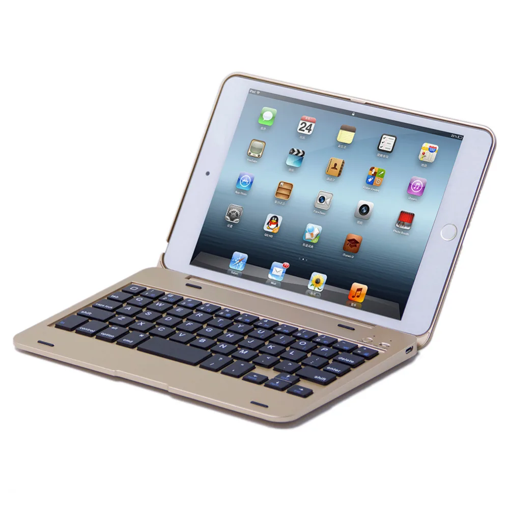 Оригинальный Беспроводной Bluetooth клавиатура Smart раскладушка сна Mini Bluetooth Клавиатура Ручной bluetooth клавиатура для iPad mini4
