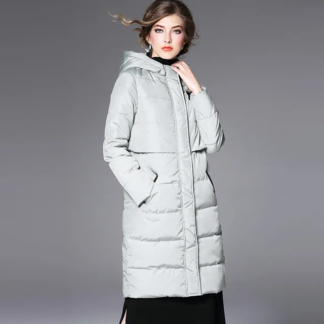 Cheap 2016 Fur Hooded Womens Down and Parka Winter Coats New Winter Collection Fashion Students Slim Female Clothing Plus Size M-XL