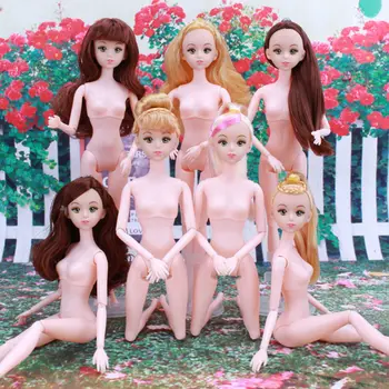 

30cm 12 joints naked doll,toys for girls kids,pretty face princess famous brand,cheap price birthday gift exchange game princess