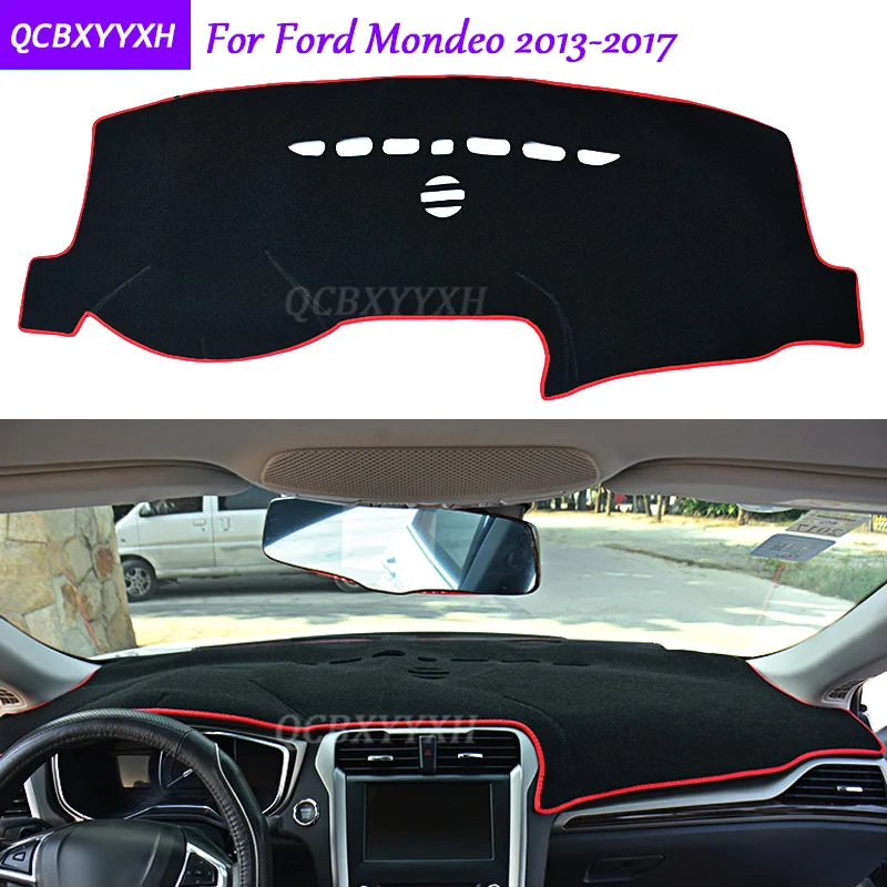 For Ford Mondeo 2013 2017 Dashboard Mat Protective font b Interior b font Photophobism Pad Shade