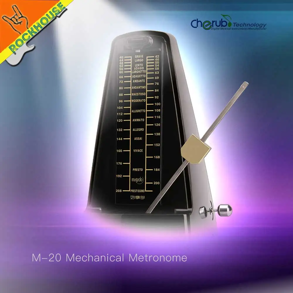 

Cherub M-20 Mechanical Metronome Piano Metronome Music rhythm tranier Free shipping