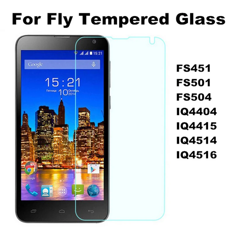

9H 2.5D Premium Tempered Glass Film for Fly FS451 FS504 IQ4404 IQ4514 FS524 FS517 FS521 Protective Glass Screen Protector