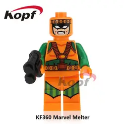 50 шт. kf360 Marvel melter Super Heroes Guardian Альфа полета люк Кейдж Кирпичи Строительные Конструкторы Best образование Игрушечные лошадки для детей