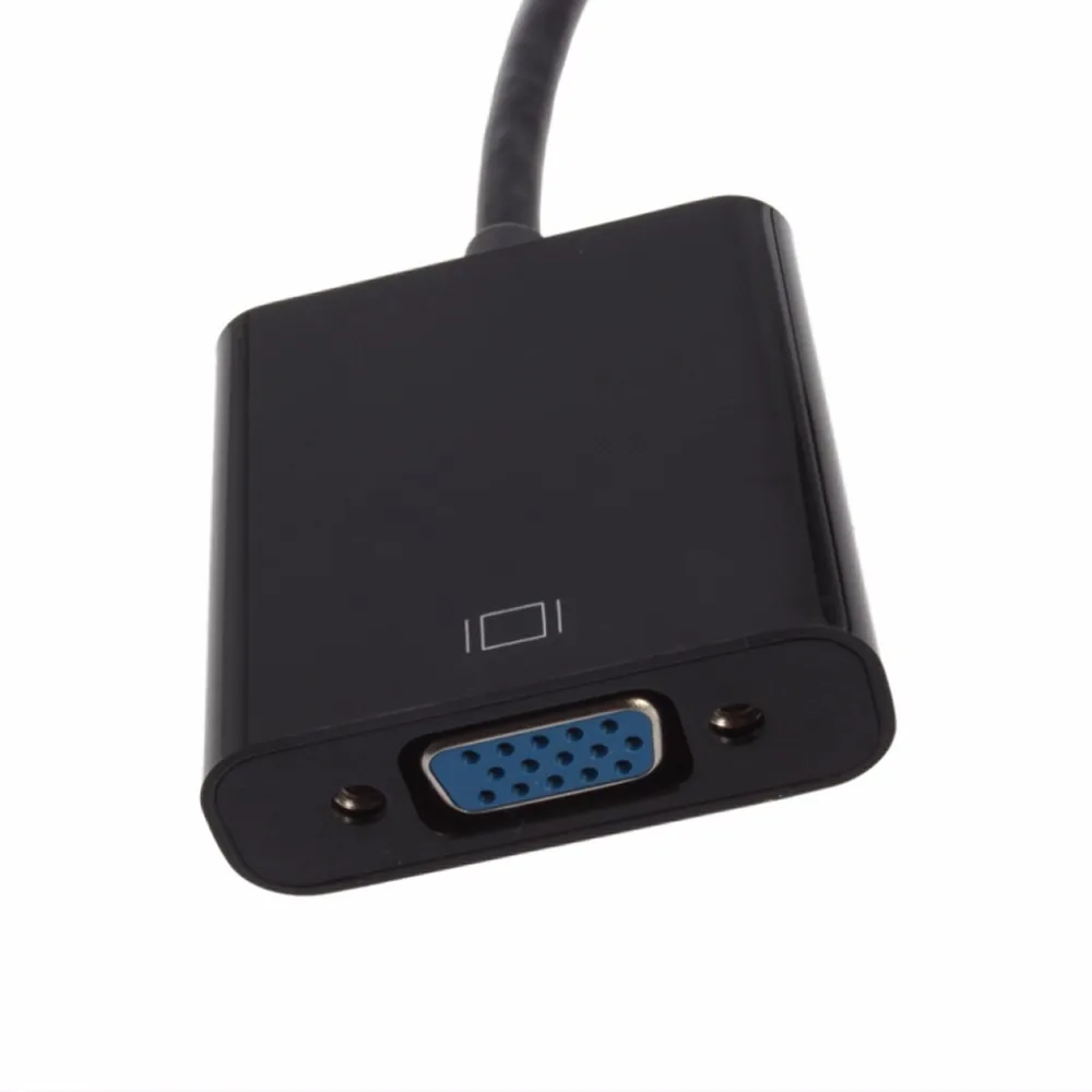 HDMI to VGA Adapter цифро аналоговые аудио и видео кабель преобразователя HDMI VGA разъем для PS4 портативных ПК Chromebook ТВ коробка