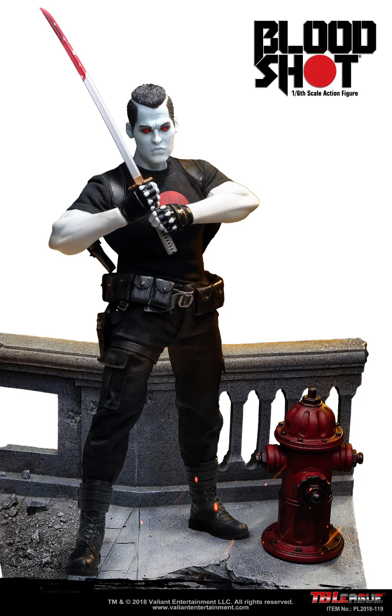 

1:6 TBLeague PL2018 -119 1/6 Scale Bloodshot Action Figure Toy Collection full set figure with Combined gun toy