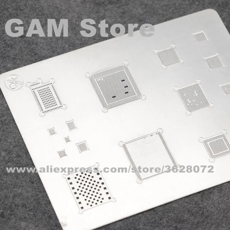 Трафарет A10 3D BGA для iPhone 7 P Plus ЦП ОЗУ Baseband Power Wi Fi аудио зарядное устройство IC