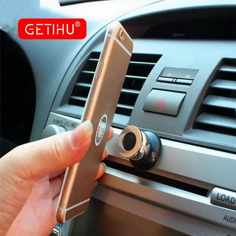 GETIHU 360 Car Magnetic Phone Holder For Phone in Car Mount Magnet Universial Mobile Phone Smartphone Stand Support For iPhone