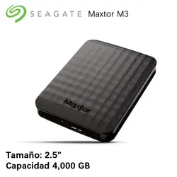 Seagate Maxtor M3 4000 ГБ 2,5 "3,0 (3,1 Gen 1) USB с источника питания черный