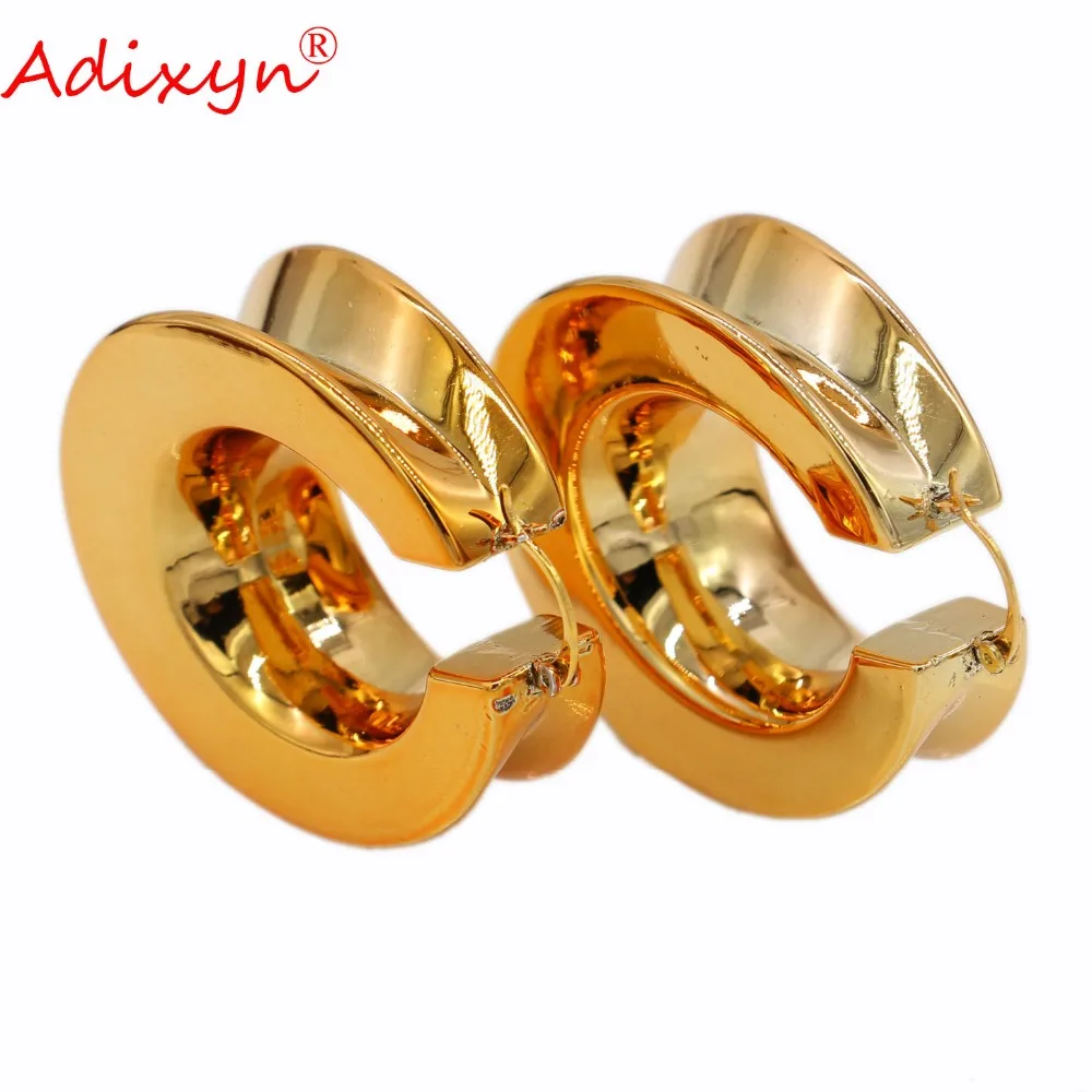 Adixyn Mix Дизайн Роскошные золотые розовые серьги цвет/медные украшения для женщин