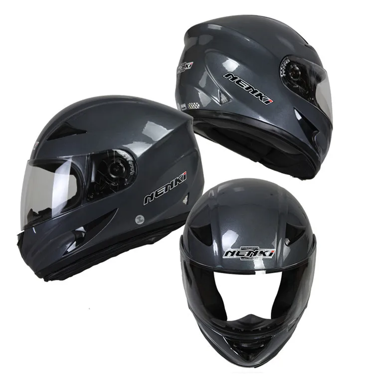 NENKI Полный мотоциклетный шлем Capacete da Motocicleta мотошлем Casque Kask 816z гоночная езда Мужской Женский шлем с шарфом