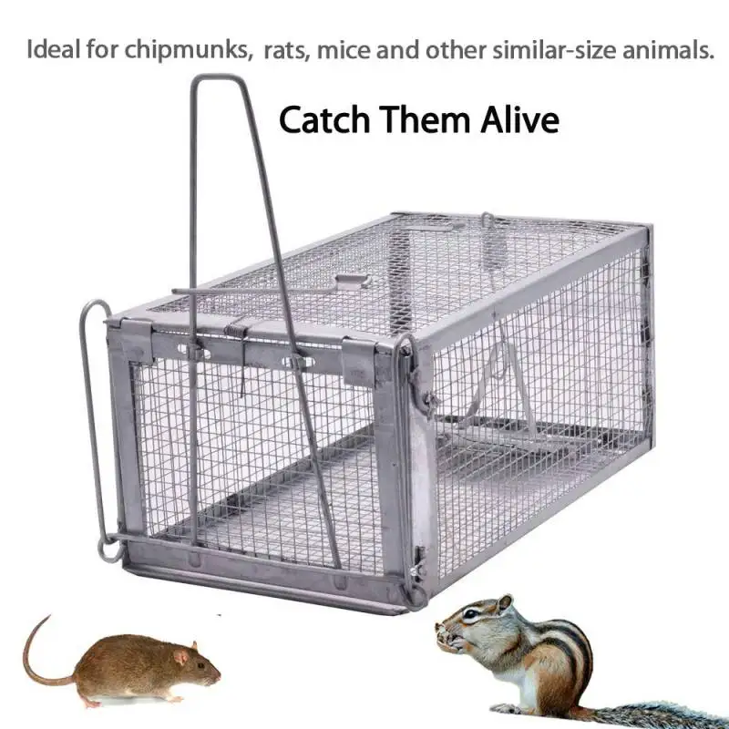 Многоразовая крыса ловушка сверхмощная мышь животное-вредитель для мыши и хомяка клетка управления приманка грызунов Отпугиватель ловить живого крыса, хомяк ловушка
