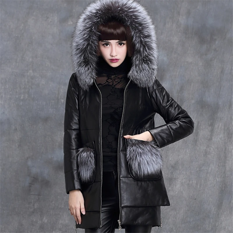 KULAZOPPER Winter Autumn Women Warm Hooded Down Coat