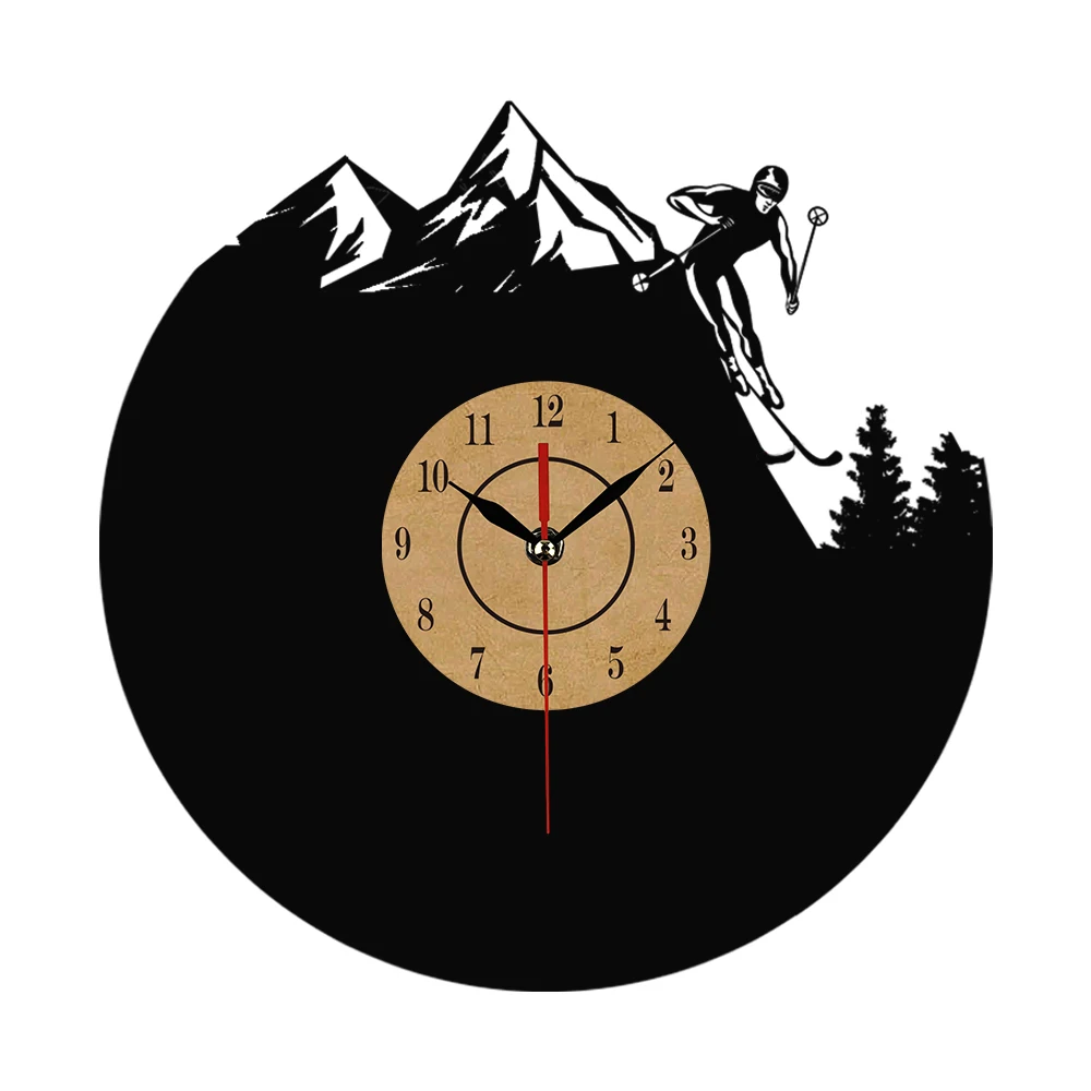 CD مسجل فينيل ساعة حائط الحديثة الهيكل العظمي التزلج الجبلية التزلج ووتش الكلاسيكية ساعة Relogio Parede الزخرفية غرفة المعيشة CD مسجل فينيل ساعة حائط الحديثة الهيكل العظمي التزلج الجبلية التزلج ووتش الكلاسيكية ساعة Relogio Parede الزخرفية غرفة المعيشة