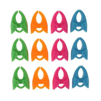 

12 Pieces Assorted Random Color Bobbin Holders Clips