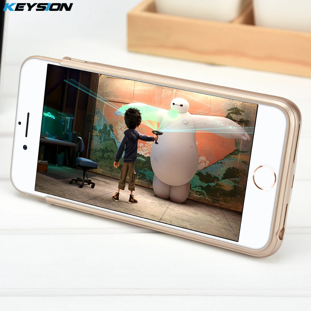 KEYSION 3000/4200mAh Portable Charging Case For iphone 8 7 6s Plus Battery Power Bank Battery Charg