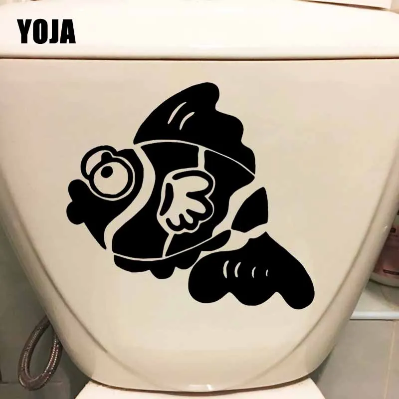 YOJA 23.8X21.6CM футболка с забавным мультипликационным принтом рыба сиденье для