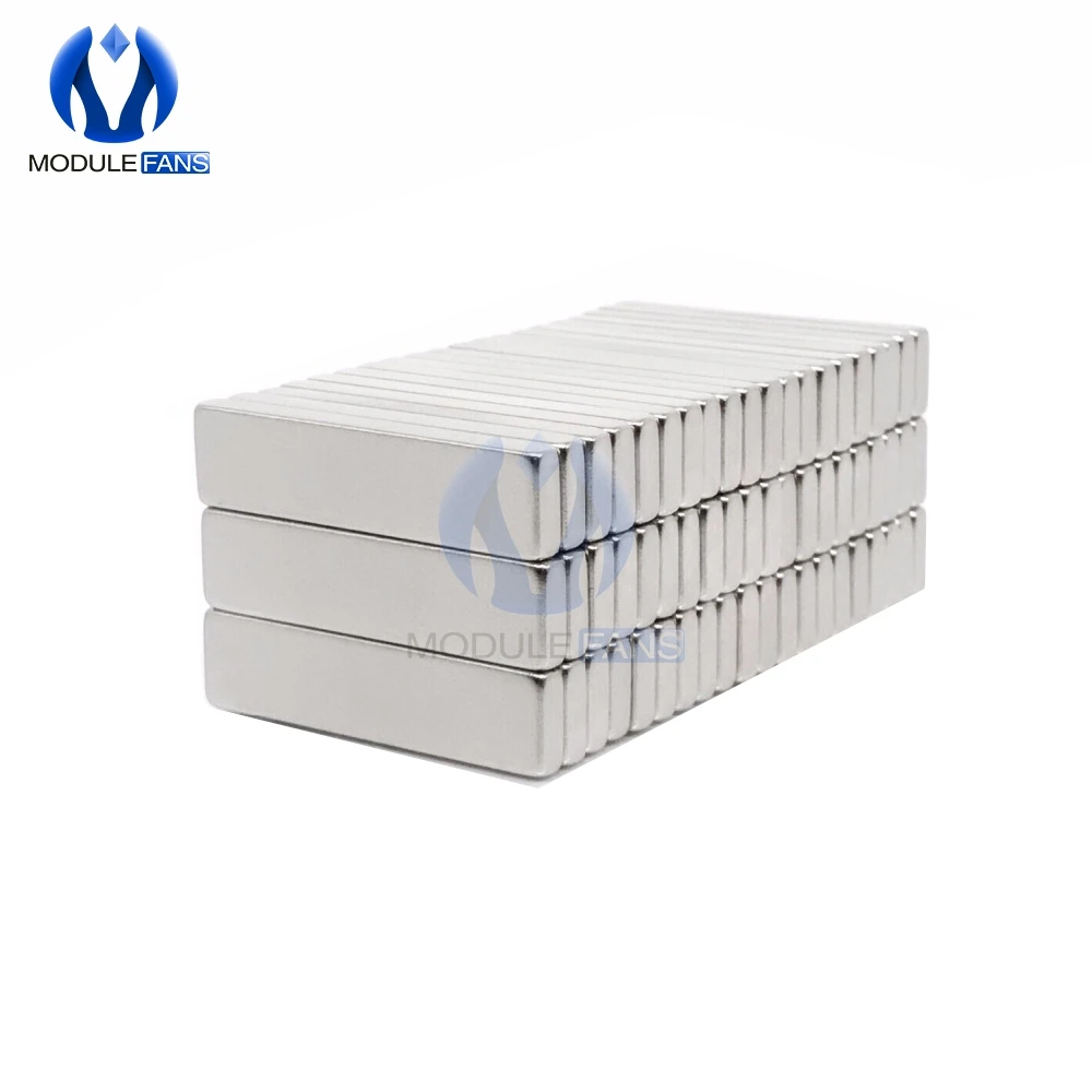 

5PCS N52 40x10x4mm 40X10X4 Neodymium Magnet Permanent NdFeB Small Tiny Mini Super Powerful Strongest Magnetic Rectangle Magnet
