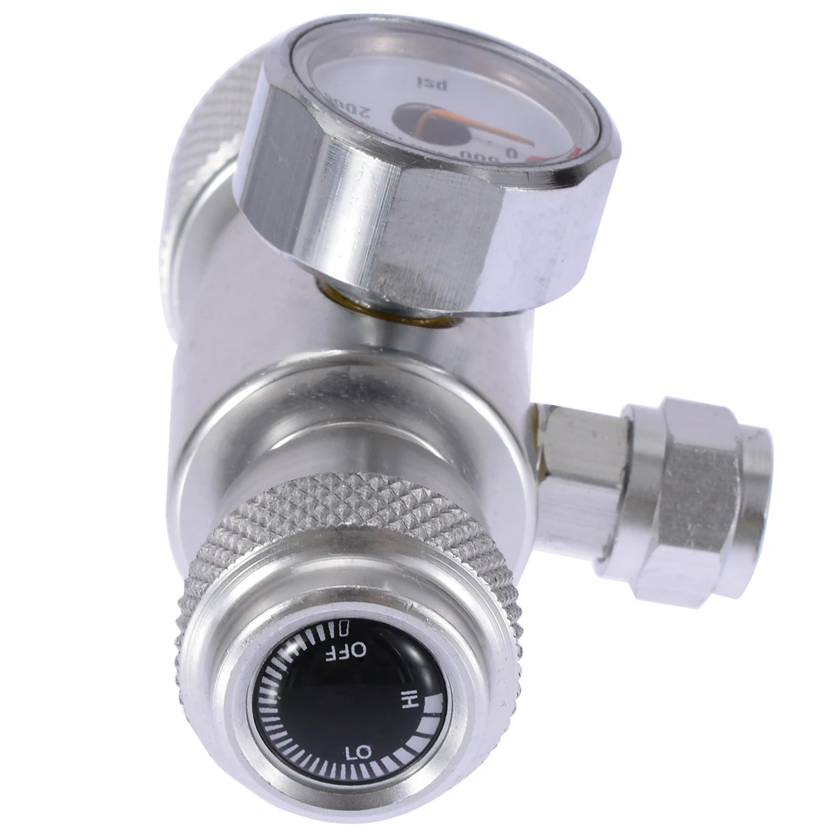 Aluminium Alloy CO2 Aquarium Moss Plant Fish Single Pressure Gauge Regulator Manometer Equipment Aquarium Accessories
