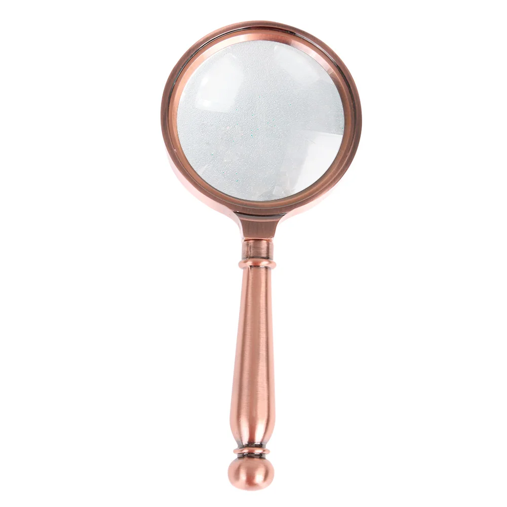 80mm 10X Metal Handheld Magnifier Map Newspaper Reading Magnifying Glass Lens Jewelry Loupe with Gift Box 80mm 10X Metal Handheld Magnifier Map Newspaper Reading Magnifying Glass Lens Jewelry Loupe with Gift Box