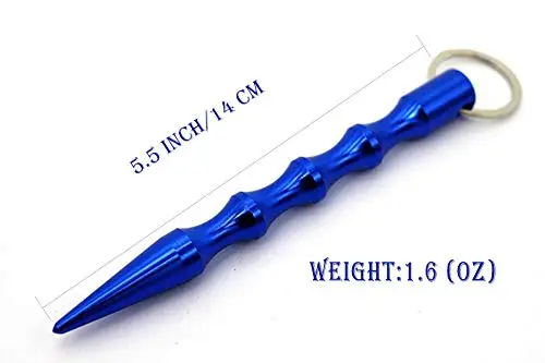 

Self-Defence Key Chain Aluminum Anti-Wolf Kubotan Tactical Pen with Handmade Gift for Women Girls