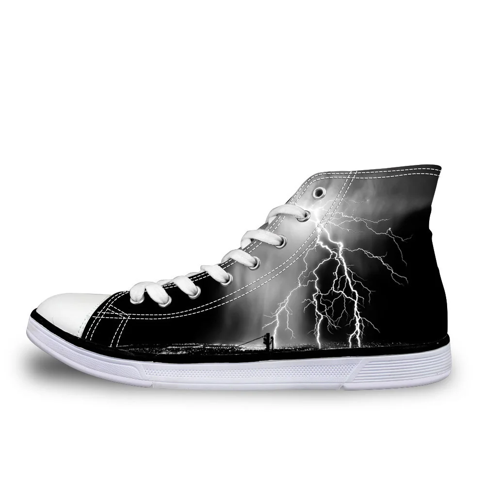 NOISYDESIGNS Classic Black Superstar Vulcanize Shoes Men Cool
