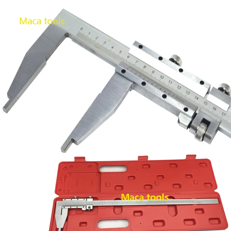 0 500mm Vernier Caliper Steel slide caliper with Nib Style Long Jaw