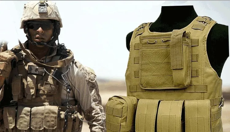 ROCOTACTICAL MOLLE тактический жилет военный боевой жилет страйкбол Пейнтбол VIRAS CS USMC MOLLE штурмовой жилет с тройной подсумок