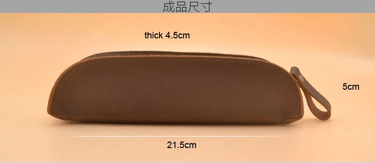 DIY leather craft pen zipper sewing pattern pvc template