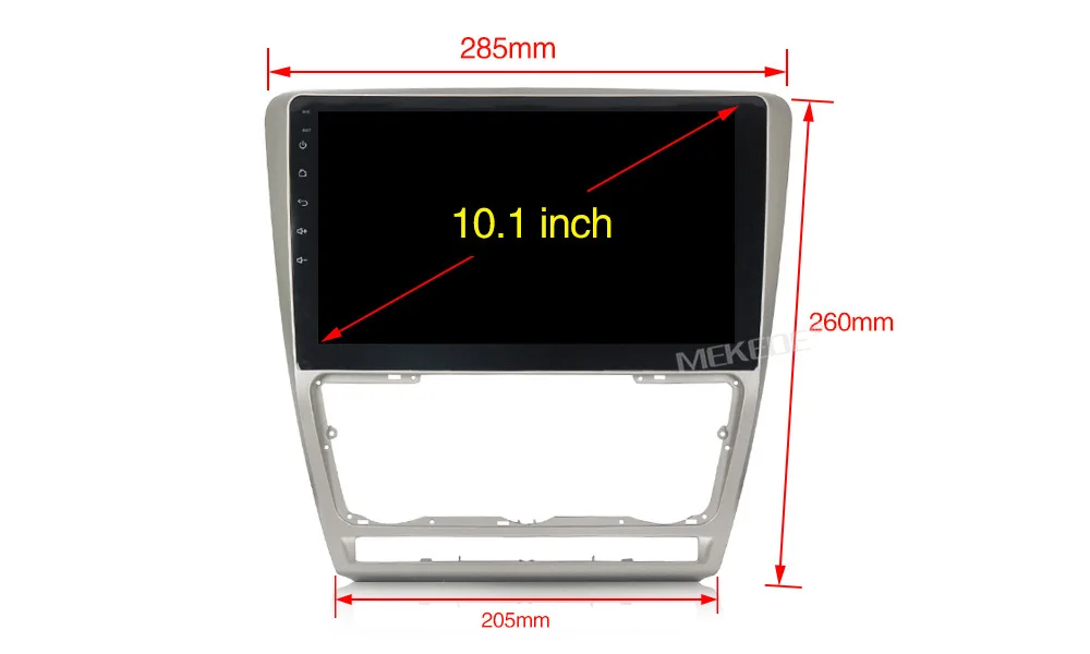 Clearance MEKEDE Android 8.1 Car DVD GPS Multimedia Player For SKODA Octavia 2 2011-2013 A5 Car dvd Navigation Radio Bideo Audio Player 6