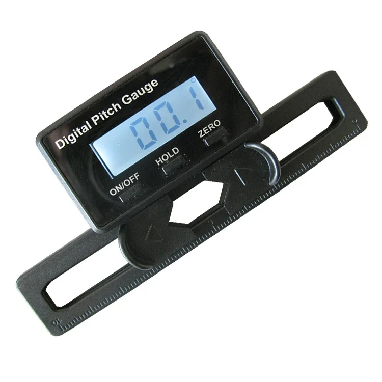 1PCS RC Helicopter Digital Pitch Gauge LCD Display Blades Degree Angle