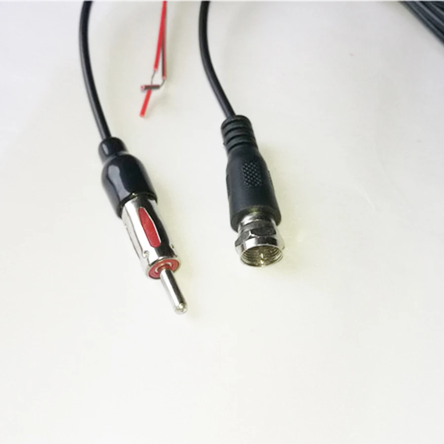 Автомобильный ТВ/Радио AM/FM DVB T 2 в 1 Антенный усилитель F разъем для автомобильной