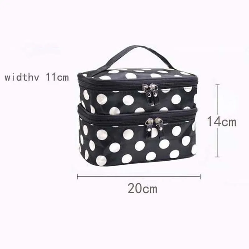 جديد حقيبة مستحضرات تجميل للطي السفر المنظم حقيبة لا نهاية لها قلم رصاص حقيبة مستحضرات تجميل ضد الماء حقيبة مع ماكياج فرش حالة غسل Bags30
