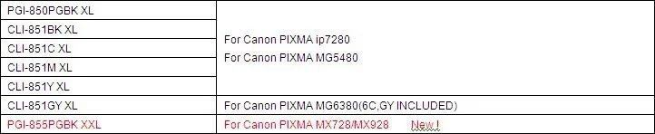 Ximo PGI-550 CLI-551 6C BK C M Y GY система подачи чернил для Canon PIXMA MG6350, чернил, cartriages PGI-550 CLI-551