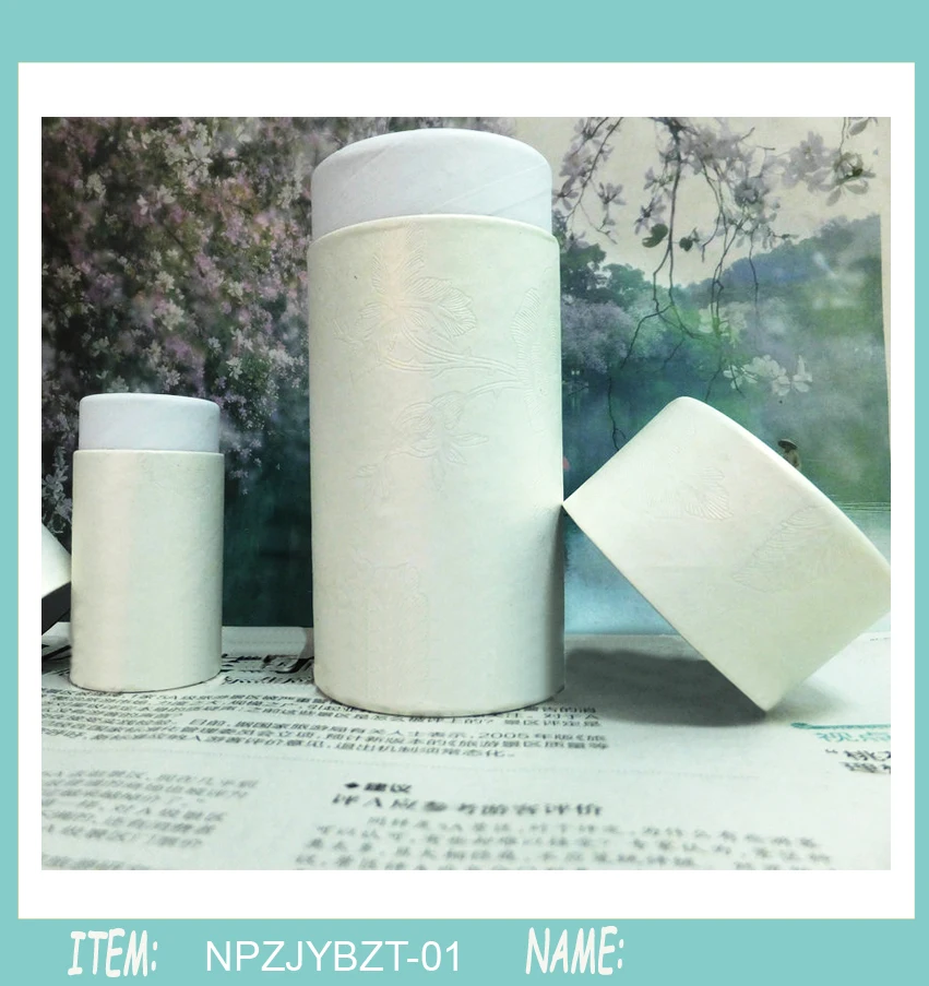 

50pcs Glass Dropper Bottle Packaging Box Kraft Paper Packaging Tube Round Small Cardboard Boxes Recyclable Brown Gift Tube Box