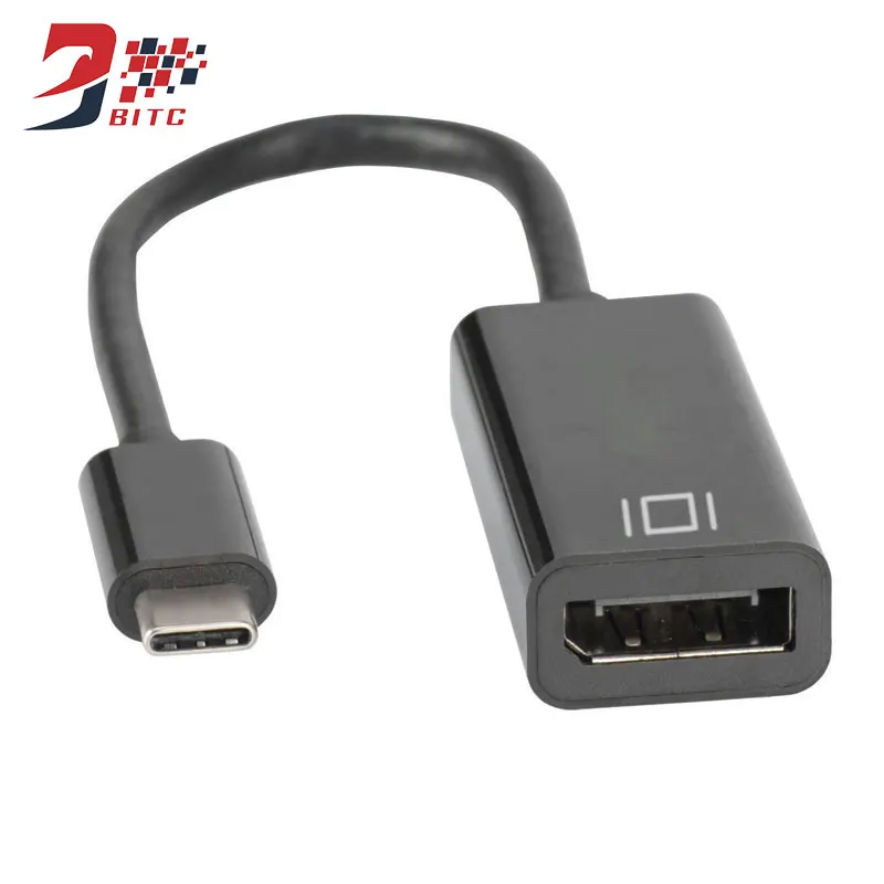 

New Style USB C 3.1 Type C to DP Adapter Support 4K Male to Female HDTV Cable for Macbook Projector Monitor 8 S XR649
