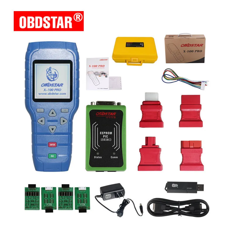 

OBDSTAR X-100 X100 Pro C D E Auto Key Programmer (C+D) Type for IMMO+Odometer+OBD Software Get EEPROM Adapter For Free