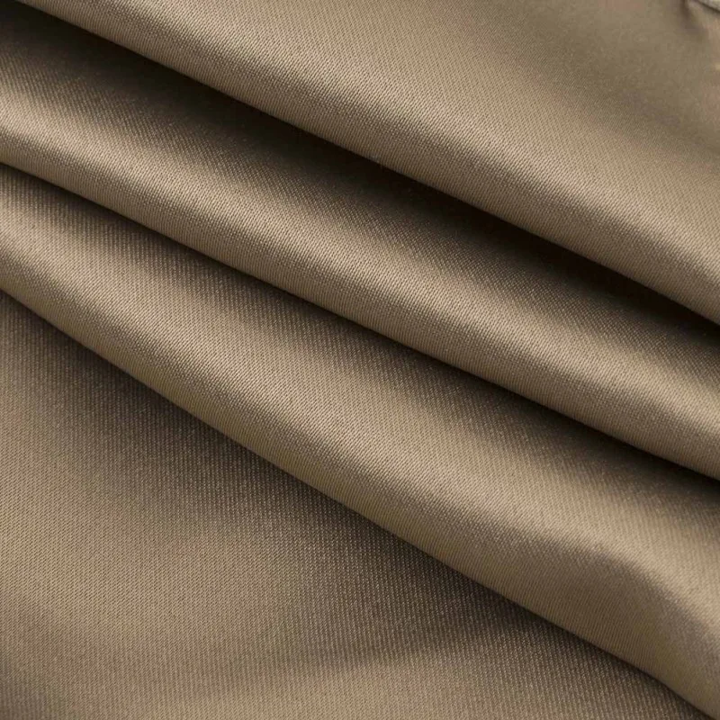 Sexy Black Silver Zipper Satin Bomber Jacket Women Basic Coats Ladies Spring Autumn Coat Top Long Sleeve Wrap Surcoat Outwear