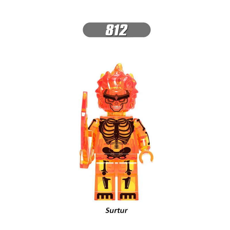 

Single Sale Super Heroes Star Wars 812 Surtur Model Mini Building Blocks Figure Bricks Toys kids gifts Compatible Legoed Ninjaed