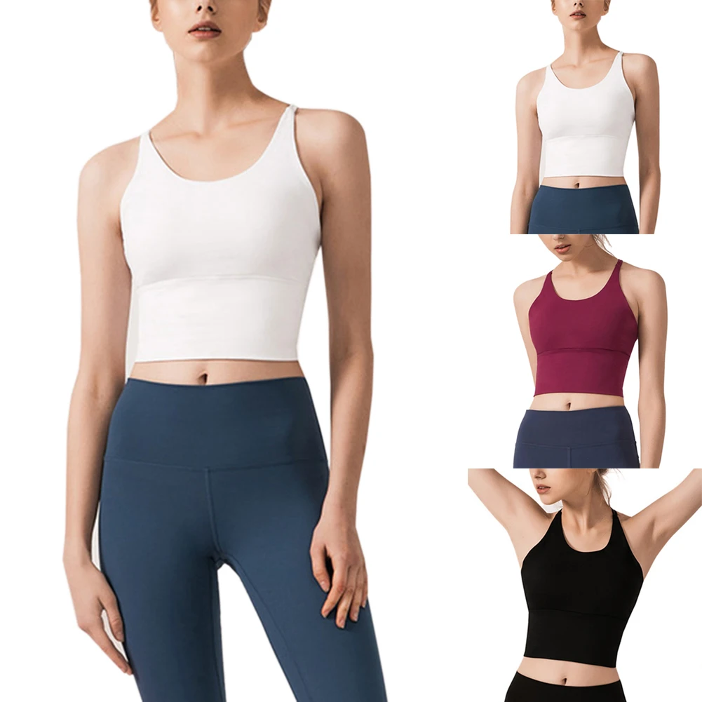 

Women's Summer Tank Top Fitness Workout Yoga Sports Bra Sports Bras Sportswear Accessories White/Red/Black