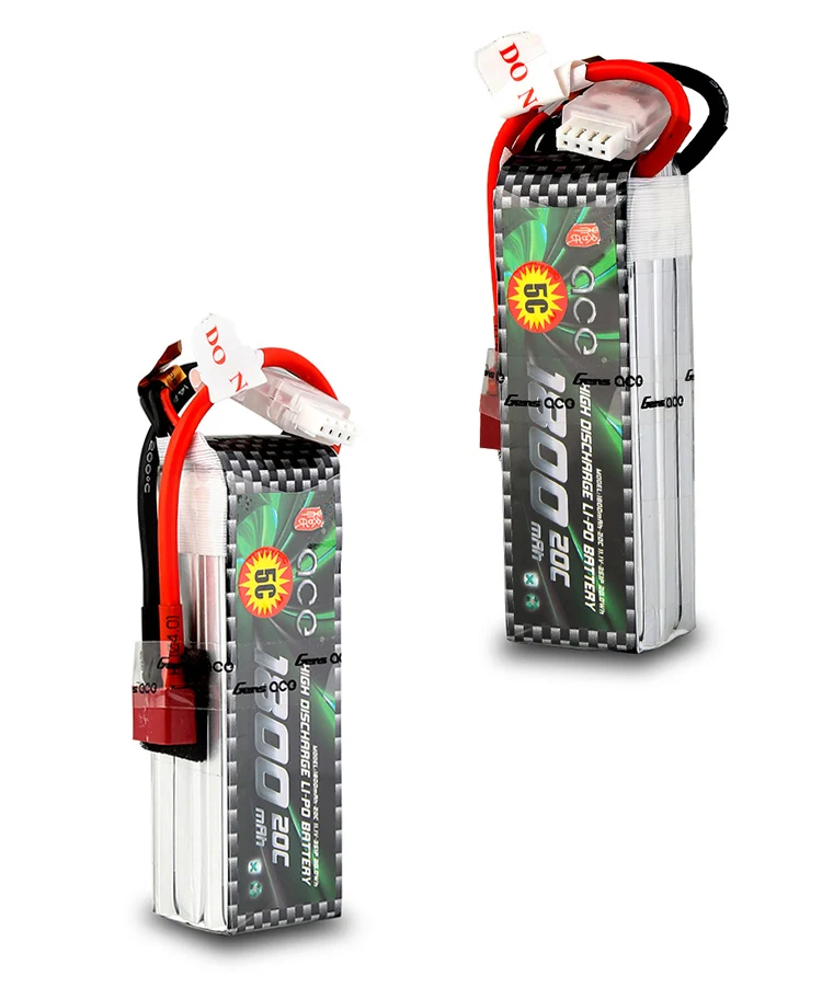 2 шт Gens ace 2S 3S Lipo батарея 1800mAh 7,4 V 11,1 V 20C-40C штепсельная вилка батарейный блок для самолета маленький 1:16 RC автомобиль E выделенный