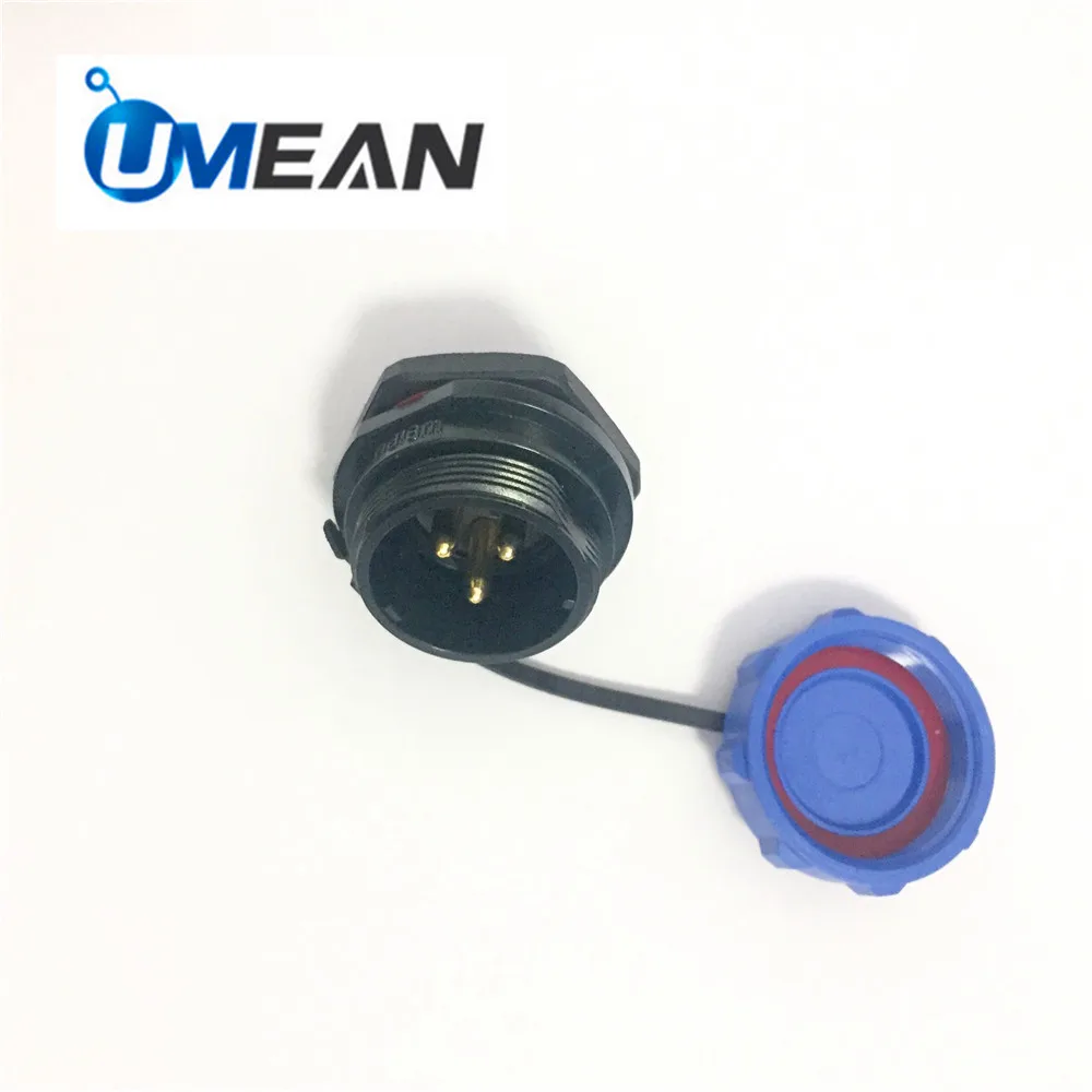 

IP68 Waterproof Connector SP21 3PIN WEIPU Underwater 1M Telecom Communication SP2112/P Rear Nut Housing with hat