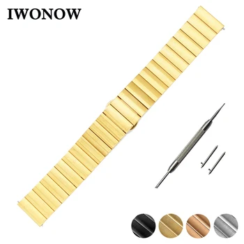 

Stainless Steel Watch Band 18mm for Withings Activite / Steel / Pop Quick Release Strap Butterfly Buckle Wrist Belt Bracelet