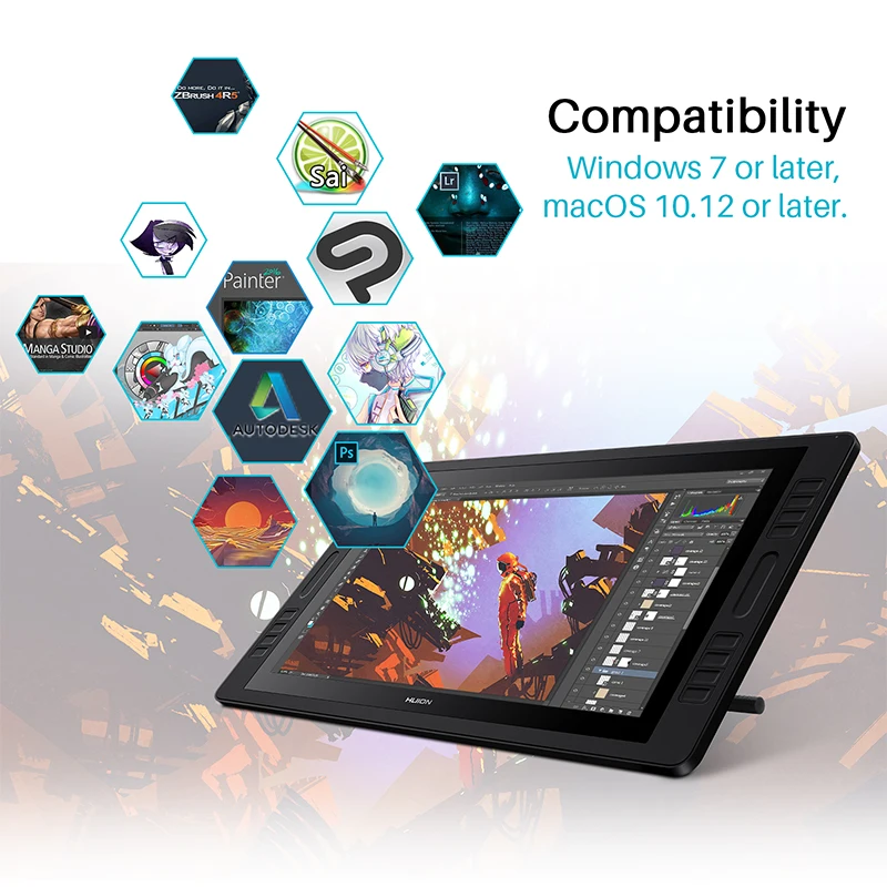 KAMVAS Pro 20 2019 Version 19.5 Zoll Stift Display Digitale Grafiken Zeichnung Tablet Monitor IPS H