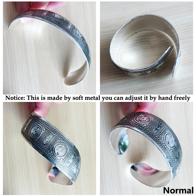 アクセサリー Tibet vintage- bangle Boho 925 Sterling Silver Vintage Turquoise Tibetan Tibet Bracelet