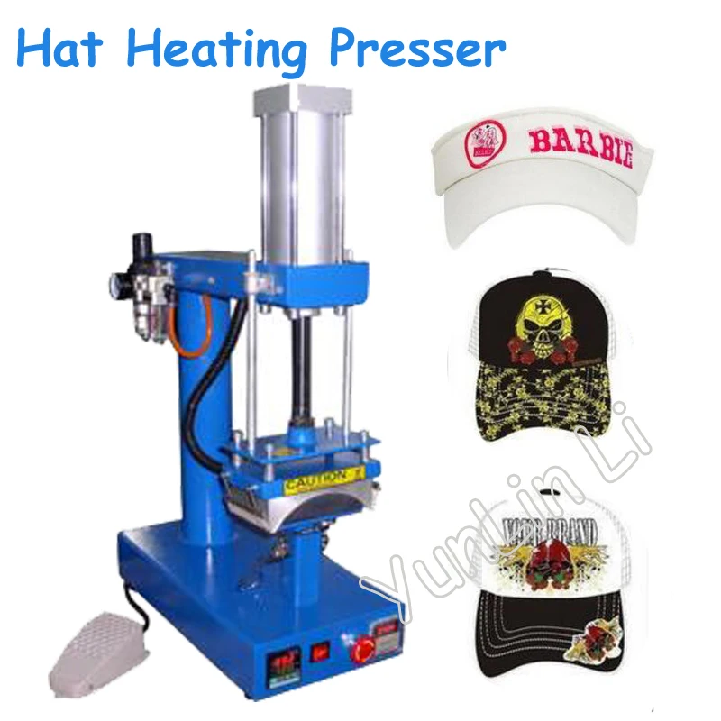 

Hat Heating Pressing Machine Air Cap Heat Press Machine Pneumatic Heat Printing Machine with English Manual CP815