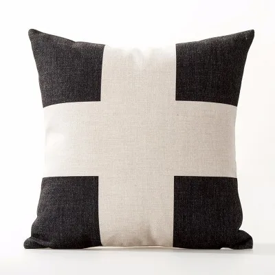 White &Amp; Black Pillow Cushion Cover Case