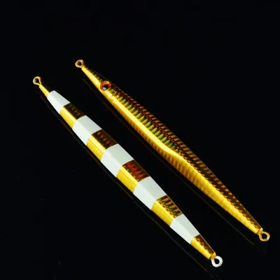 4 Ufishing полосатый светящийся джиг для рыбалки 100 г 120 г 150 г 180 г металлическая приманка для джига 1 шт./партия морская свинцовая приманка - Цвет: 4