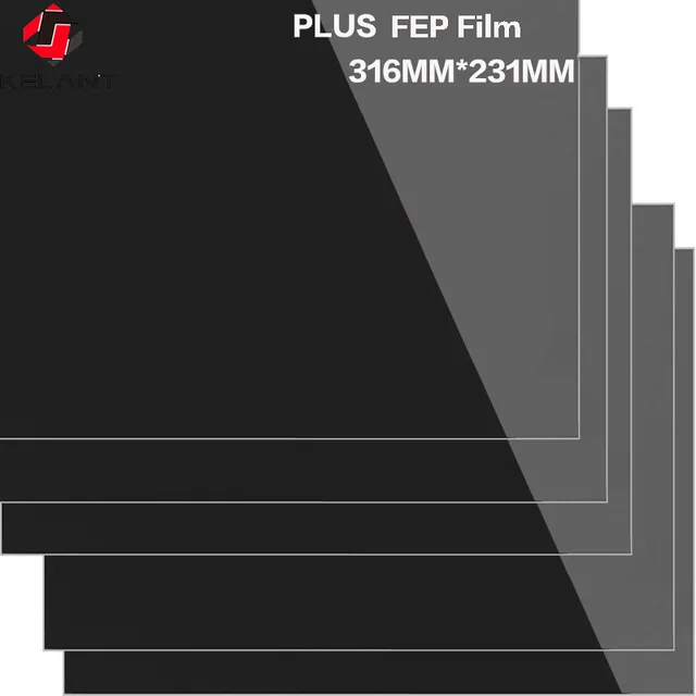 Kelant 8,9 дюймов 2 K 3d принтер Фотон УФ-смола SLA Light-Cure 192*120*160 мм Строительная область принтер 3д принтер - Цвет: 5pc fep film