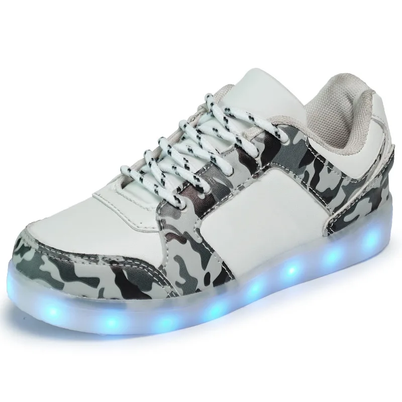 

Glowing sneakers with backlight children'shoes colorful Led tenis Kids Luminous sneakers of Light USB Charge Boys Light Up Shoes